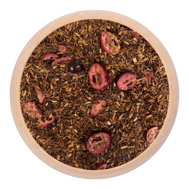 RooibosCranberry_thee_DePelikaan Rooibos Cranberry