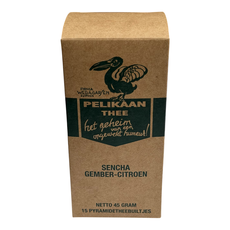 SenchaGemberCitroen_theebuiltjes_DePelikaan Sencha Gember-Citroen | Theebuiltjes
