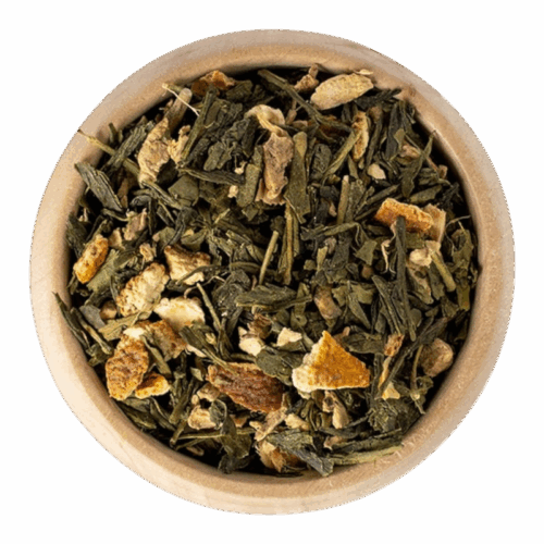Sencha Sinaasappel-Gember
