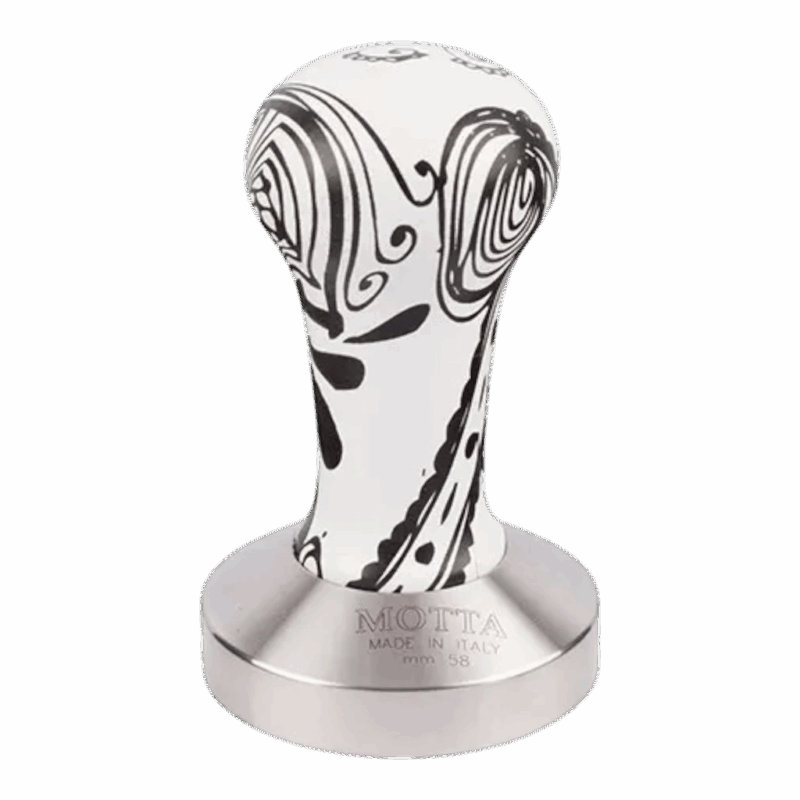 Motta-Tamper-ZwartWit_DePelikaan Motta Tamper Zwart/Wit 58mm